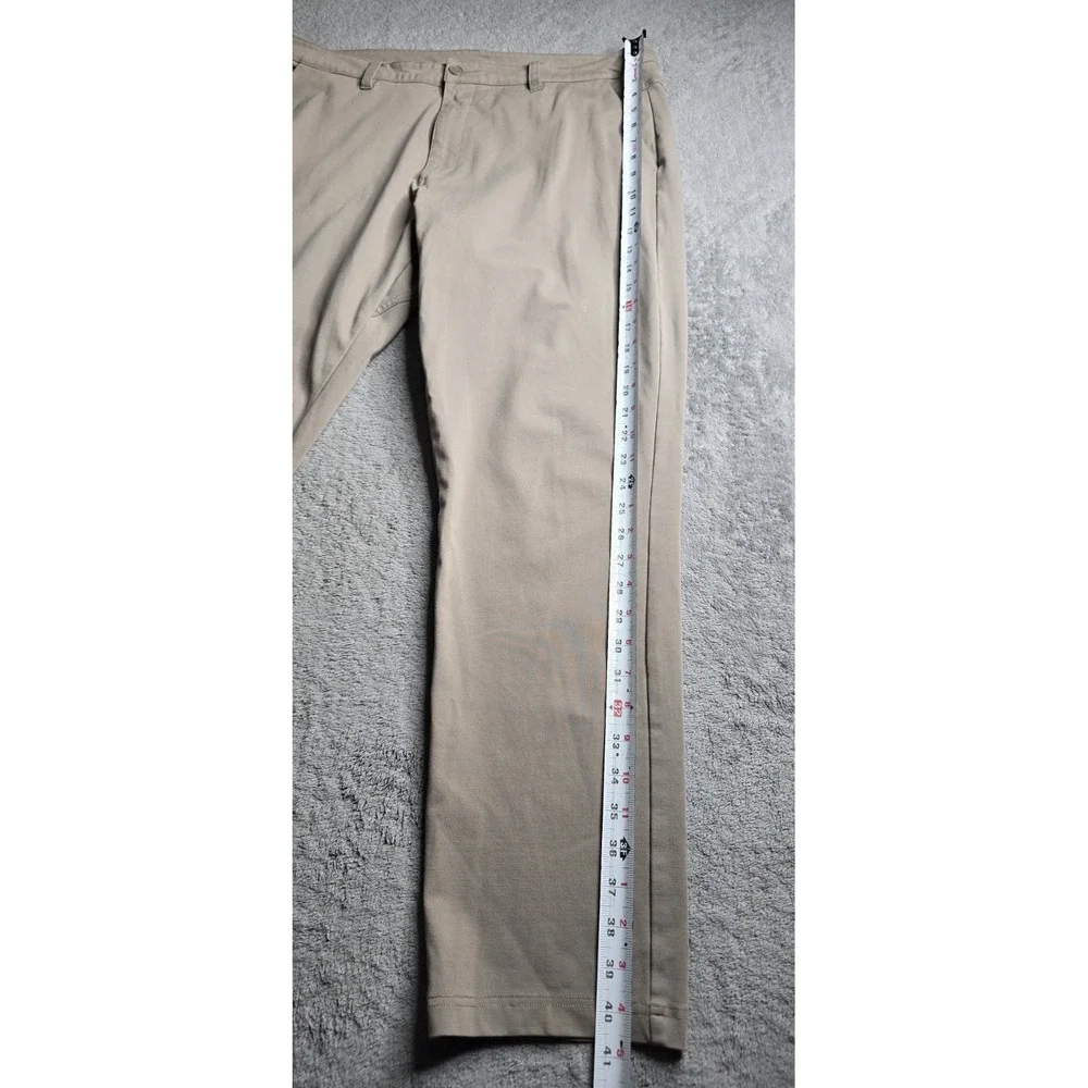 BYLT Everyday Pant 2.0 Mens 40 Tan  Khaki Slim Fit Performance Chino Trousers